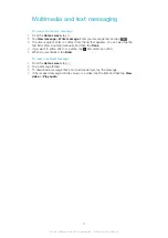 Preview for 24 page of Sony Ericsson Txt pro Extended User Manual