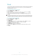 Preview for 25 page of Sony Ericsson Txt pro Extended User Manual