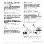 Preview for 21 page of Sony Ericsson V630i (German) Bedienungsanleitung