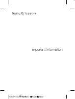 Preview for 5 page of Sony Ericsson Vivaz Pro User Manual