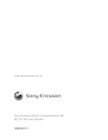 Preview for 35 page of Sony Ericsson W100i Information Manual