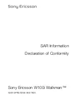 Preview for 36 page of Sony Ericsson W100i Information Manual