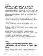 Preview for 2 page of Sony Ericsson W150i Walkman Declaration Of Conformity