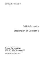 Preview for 93 page of Sony Ericsson W150i Walkman Declaration Of Conformity