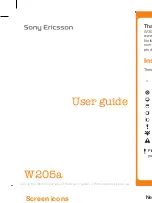 Sony Ericsson W205a Walkman User Manual preview