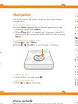 Preview for 12 page of Sony Ericsson W205a Walkman User Manual