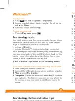 Preview for 22 page of Sony Ericsson W205a Walkman User Manual