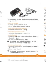 Preview for 26 page of Sony Ericsson W205a Walkman User Manual