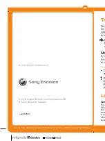 Preview for 39 page of Sony Ericsson W205a Walkman User Manual