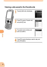 Preview for 74 page of Sony Ericsson W31 S Basic Manual