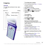 Preview for 39 page of Sony Ericsson W380a User Manual