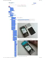 Sony Ericsson W595 Walkman Disassembly предпросмотр