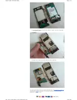 Preview for 5 page of Sony Ericsson W595 Walkman Disassembly