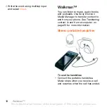 Preview for 18 page of Sony Ericsson W595s User Manual