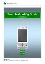 Sony Ericsson W705 Walkman Troubleshooting Manual предпросмотр