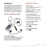 Предварительный просмотр 19 страницы Sony Ericsson W705U Walkman User Manual