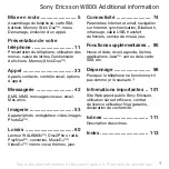 Sony Ericsson W800i (French) Manual De L'Utilisateur preview