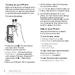 Preview for 6 page of Sony Ericsson W830I User Manual