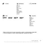 Preview for 17 page of Sony Ericsson W900i User Manual