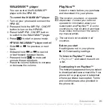 Preview for 31 page of Sony Ericsson W900i User Manual