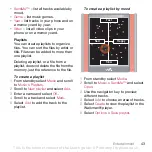 Preview for 43 page of Sony Ericsson W910 User Manual