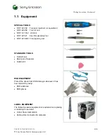 Preview for 4 page of Sony Ericsson W950c Working Instruction, Mechanical