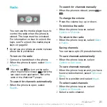 Preview for 31 page of Sony Ericsson Walkman W508 User Manual