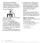 Preview for 6 page of Sony Ericsson Walkman W610i User Manual