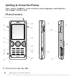 Preview for 10 page of Sony Ericsson Walkman W610i User Manual