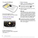 Preview for 8 page of Sony Ericsson Walkman W760i User Manual