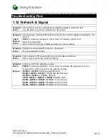 Preview for 14 page of Sony Ericsson WT19a Troubleshooting Manual