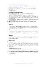 Preview for 10 page of Sony Ericsson X10 mini pro Extended User Manual