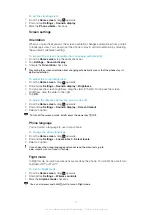 Preview for 21 page of Sony Ericsson X10 mini pro Extended User Manual