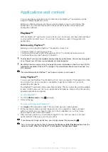 Preview for 41 page of Sony Ericsson X10 mini pro Extended User Manual