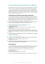 Preview for 57 page of Sony Ericsson X10 mini pro Extended User Manual