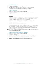 Preview for 58 page of Sony Ericsson X10 mini pro Extended User Manual