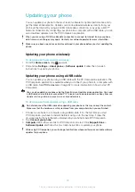 Preview for 79 page of Sony Ericsson X10 mini pro Extended User Manual