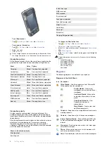 Preview for 6 page of Sony Ericsson X1ASILVER User Manual