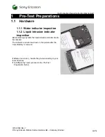 Preview for 4 page of Sony Ericsson Xperia arc S LT18a Test Instructions