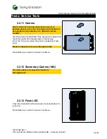 Preview for 11 page of Sony Ericsson Xperia arc S LT18a Test Instructions