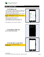 Preview for 18 page of Sony Ericsson Xperia arc S LT18a Test Instructions