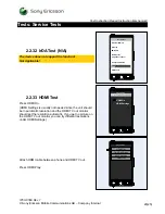 Preview for 20 page of Sony Ericsson Xperia arc S LT18a Test Instructions