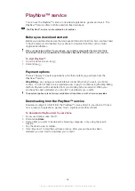 Preview for 54 page of Sony Ericsson XPERIA mini Extended User Manual