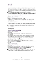 Preview for 44 page of Sony Ericsson Xperia neo V Extended User Manual