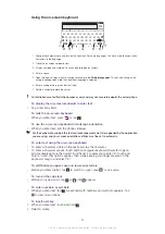 Preview for 21 page of Sony Ericsson Xperia pro Extended User Manual