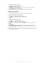 Preview for 40 page of Sony Ericsson Xperia pro Extended User Manual