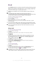 Preview for 43 page of Sony Ericsson Xperia pro Extended User Manual