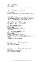 Preview for 44 page of Sony Ericsson Xperia pro Extended User Manual