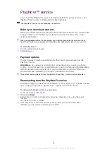 Preview for 55 page of Sony Ericsson Xperia pro Extended User Manual