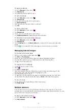 Preview for 67 page of Sony Ericsson Xperia pro Extended User Manual